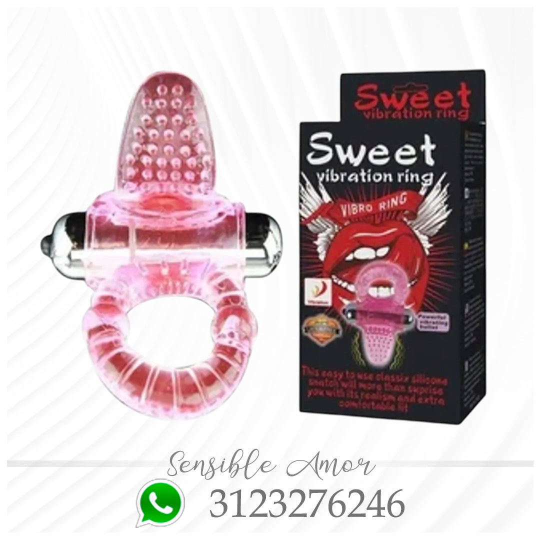 Anillo Vibrador Lengua 3 en 1