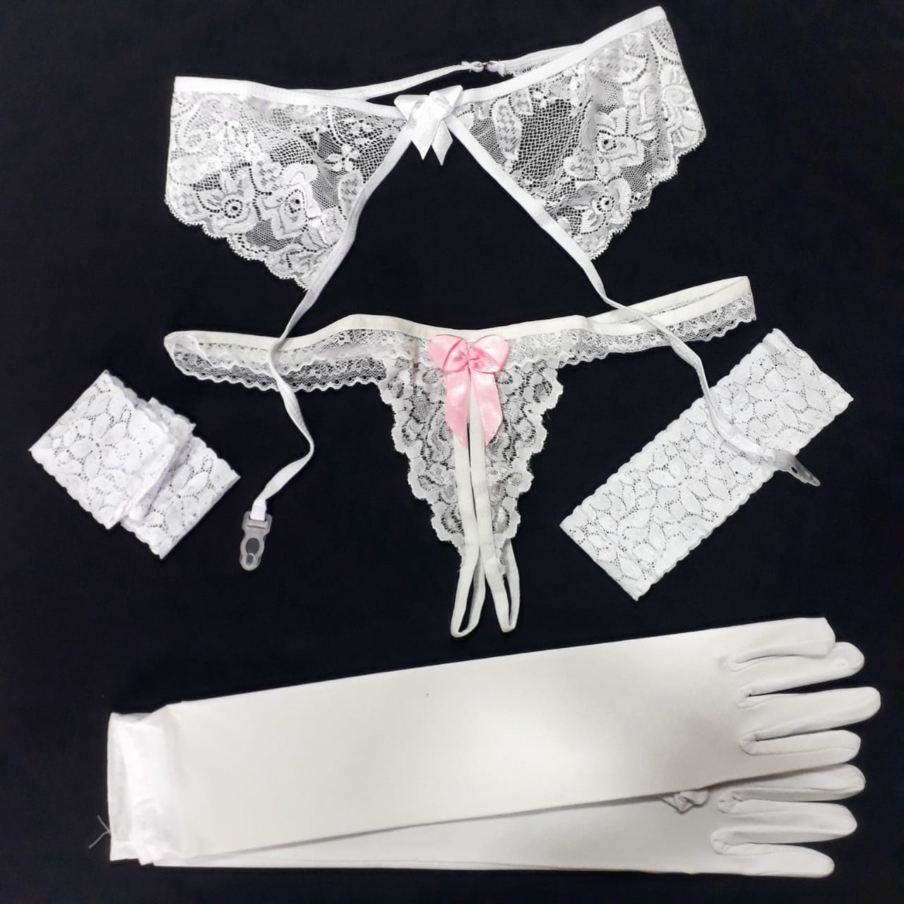 Set Liguero Mariposa con Guantes