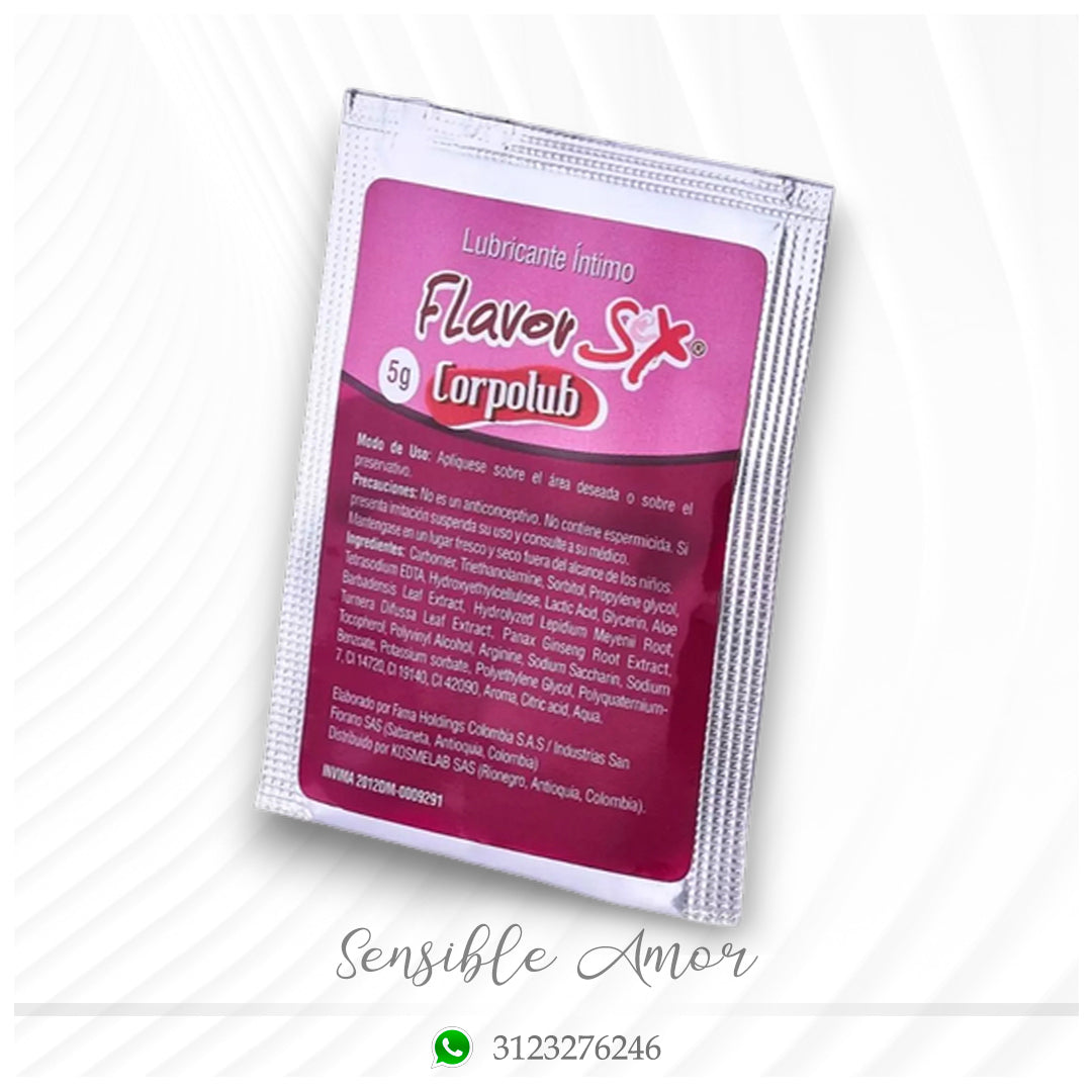Lubricante Anal Sachet
