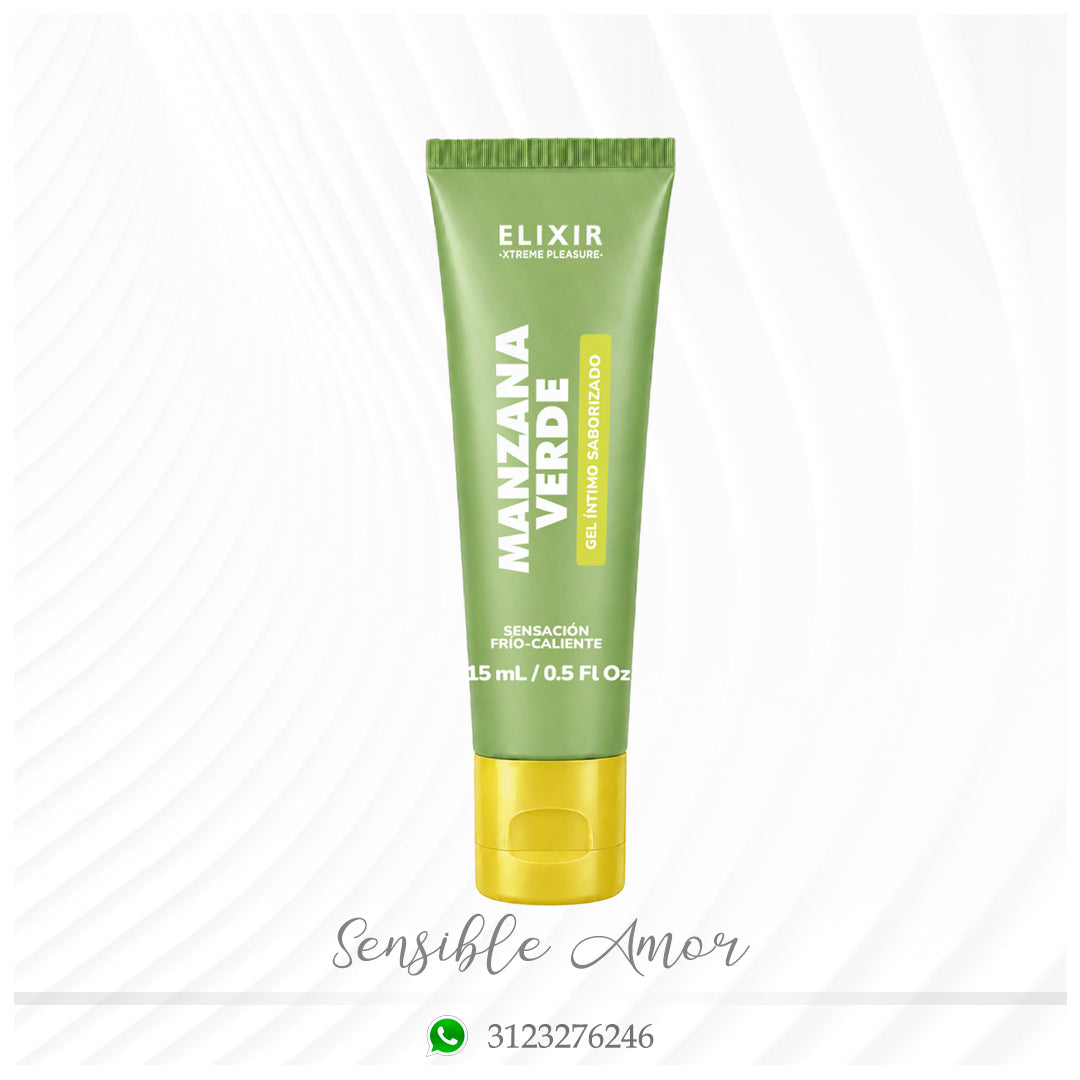 Lubricante Saborizado Manzana Verde