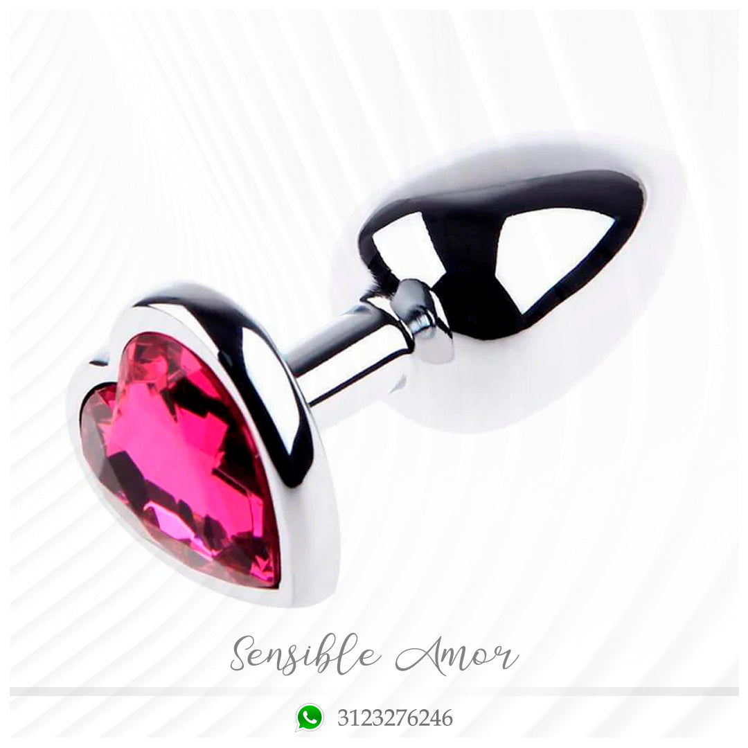 Plug Anal Corazon Sensible Amor Boutique Plug Anal Corazon Sensible Amor Boutique
