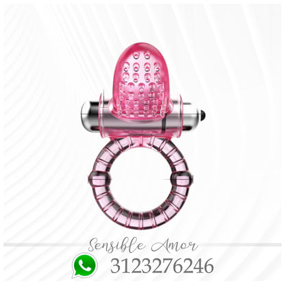 Anillo Vibrador Lengua 3 en 1