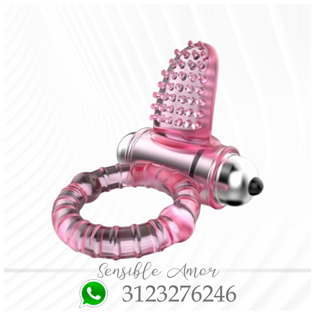 Anillo Vibrador Lengua 3 en 1