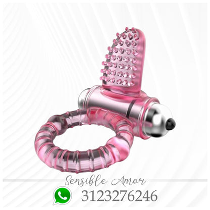 Anillo Vibrador Lengua 3 en 1