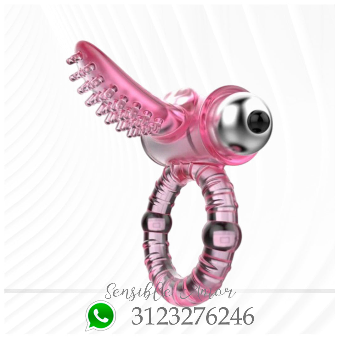 Anillo Vibrador Lengua 3 en 1