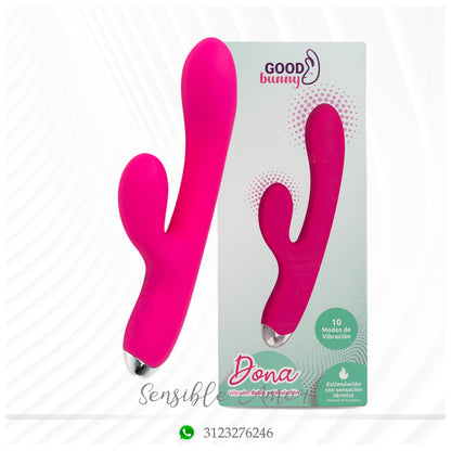 Vibrador Doble Estimulación Dona