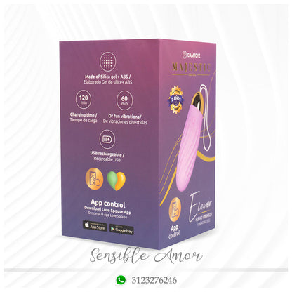 Huevo Vibrador Elenor con APP