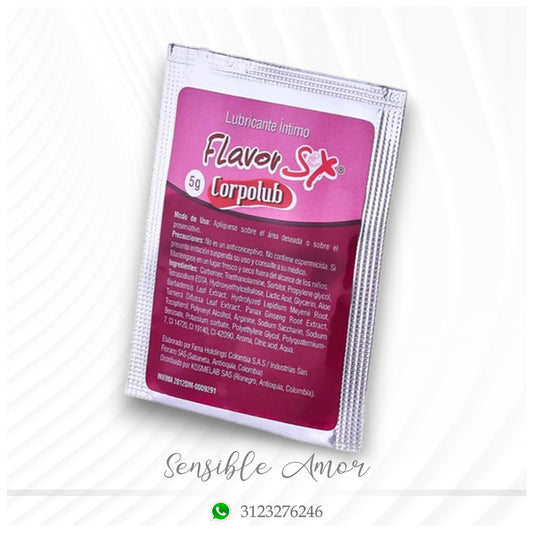 Lubricante Anal Sachet