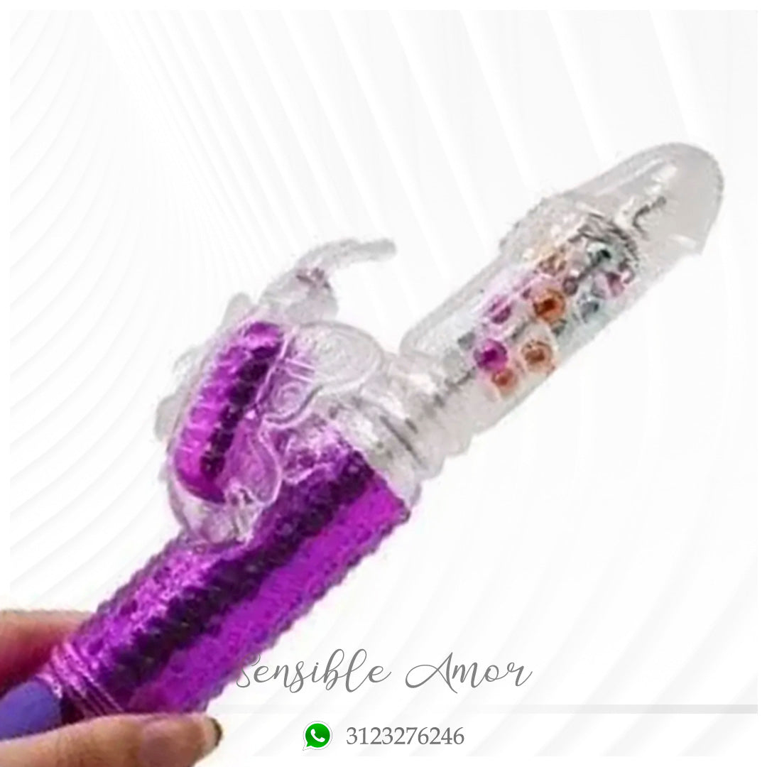 Vibrador Doble Estimulación Mariposa