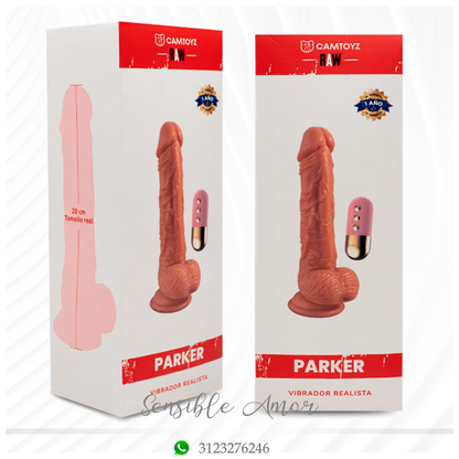 Vibrador Realista Control  Parker