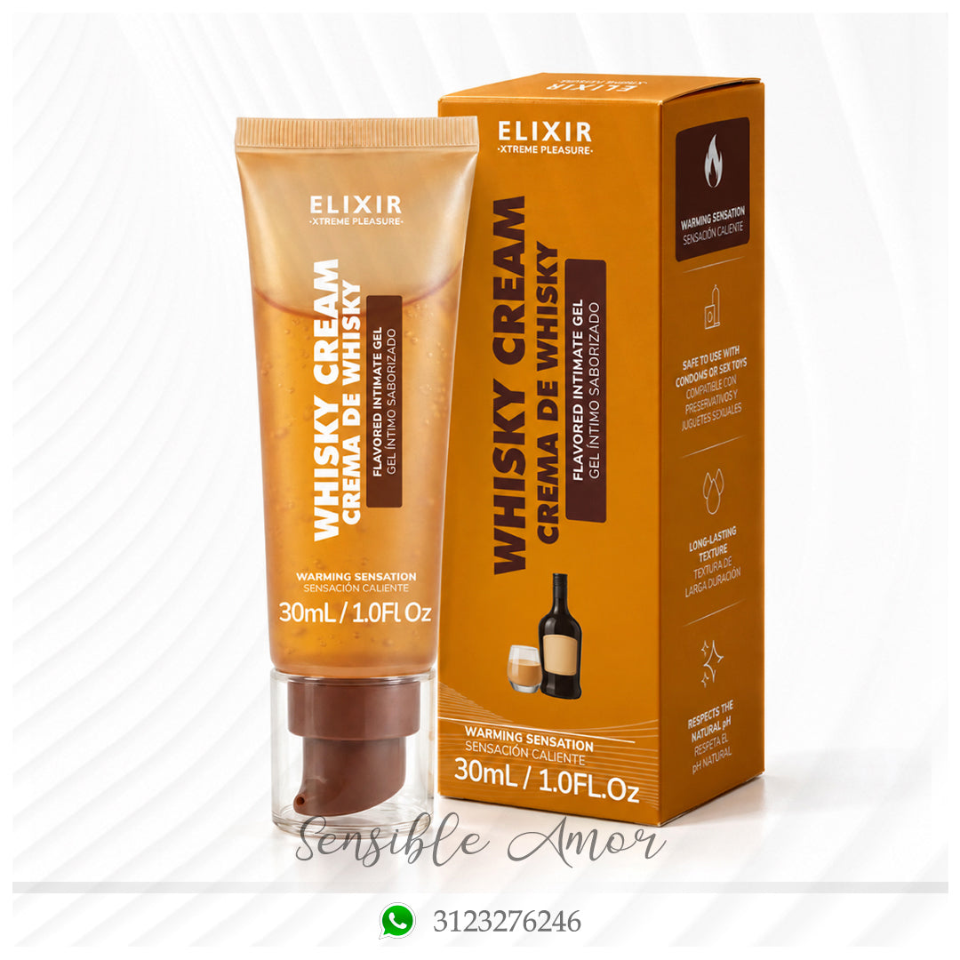 Lubricante Saborizado Crema de Whisky