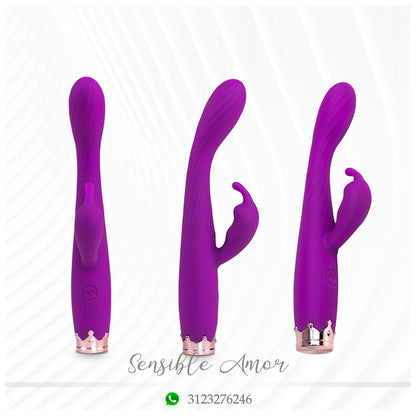 Vibrador Doble Estimulación Cleo Majestic