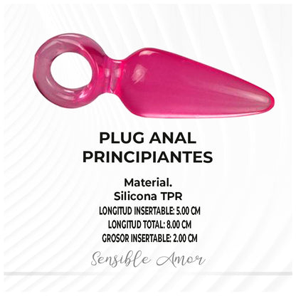 Plug Anal Blando Sensible Amor Boutique Plug Anal Blando Sensible Amor Boutique