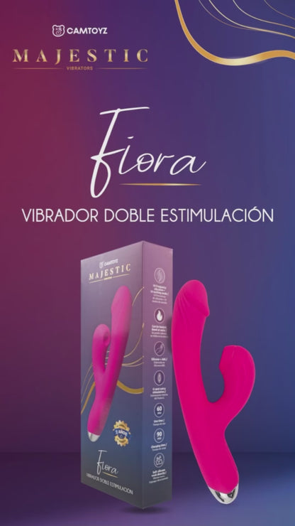 Vibrador Doble Estimulacion Flora