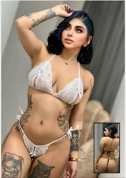Conjunto Mariposa en Encaje Ajustable