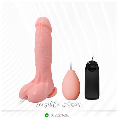 Dildo Eyaculador Realista Control